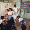 岐阜市城西小学校の生徒たちと交流会